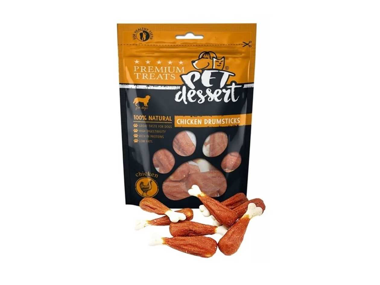 Pet`s Desert copănele cu pasăre 80g