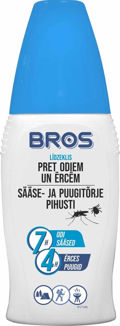 BROS pumpspray līdz. p/odiem, ērcēm 100ml