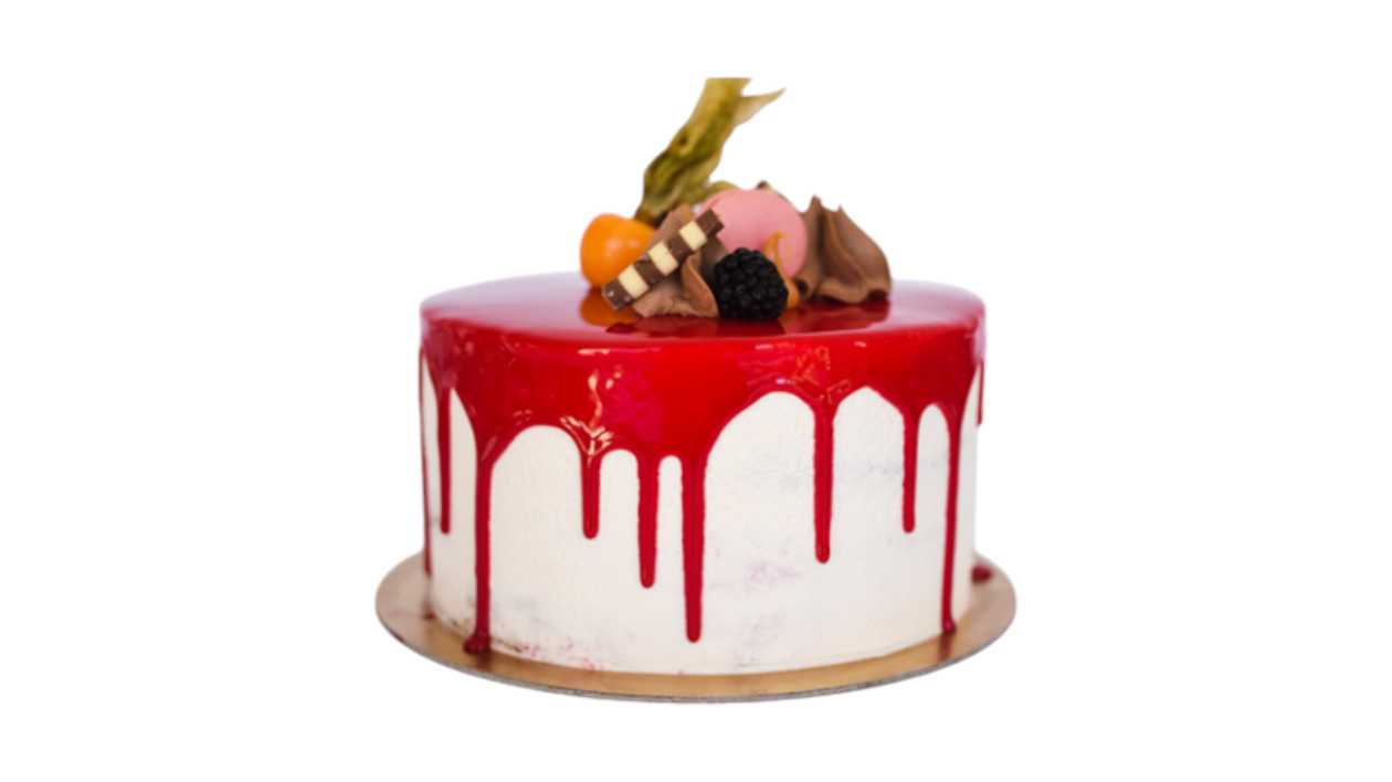 Red Velvet Dripping Cake 16cm