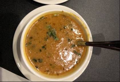 Cream of vegetable soup