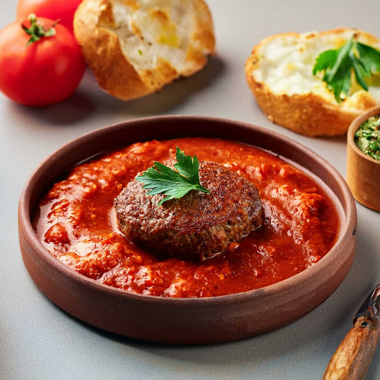 450g Pleskavica na táve