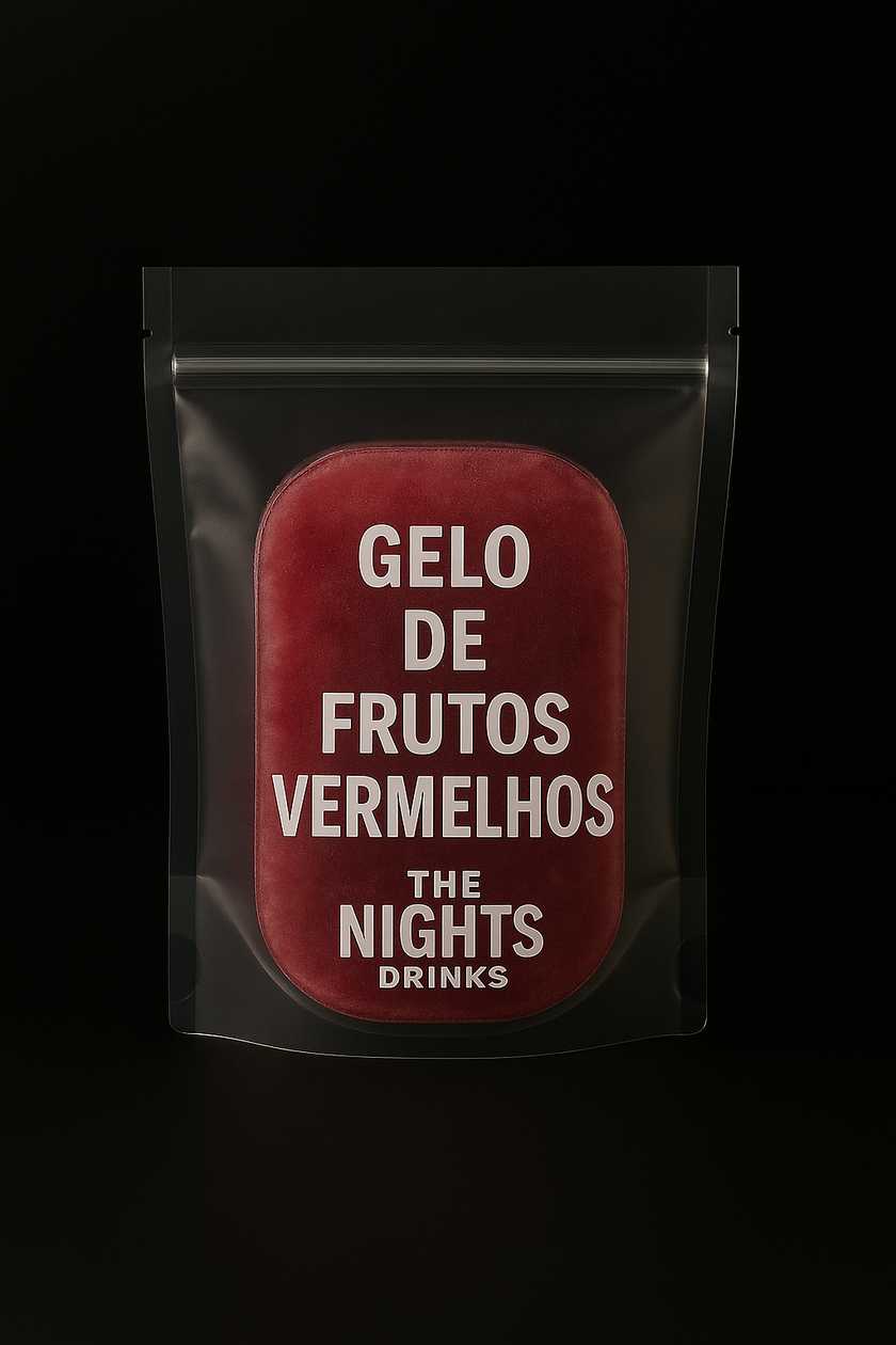 Gelo Saborizado Frutas Vermelhas
