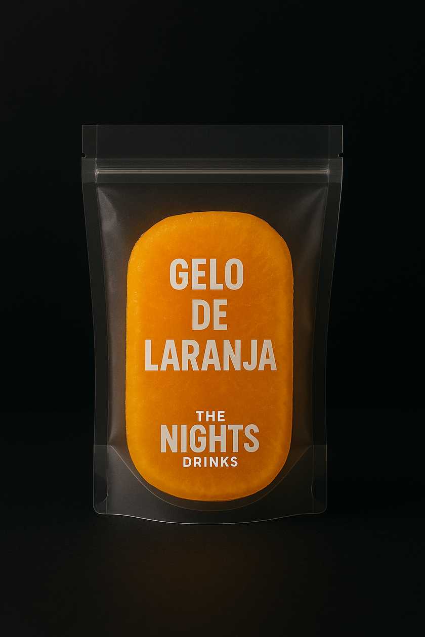 Gelo Saborizado Laranja