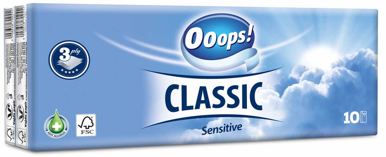 Ooops! Kabatlak. Classic Sensitive 10x10 N10