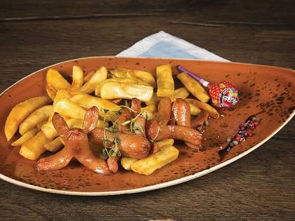 Wieners with fries
