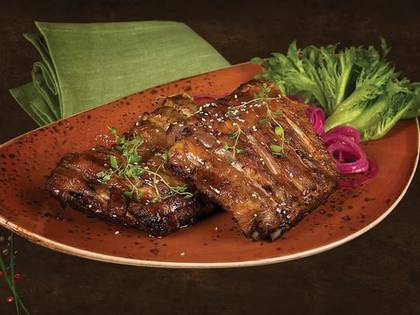 Pork ribs Andalusian style