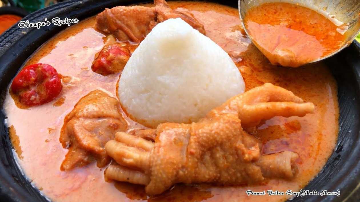Rice ball with soup