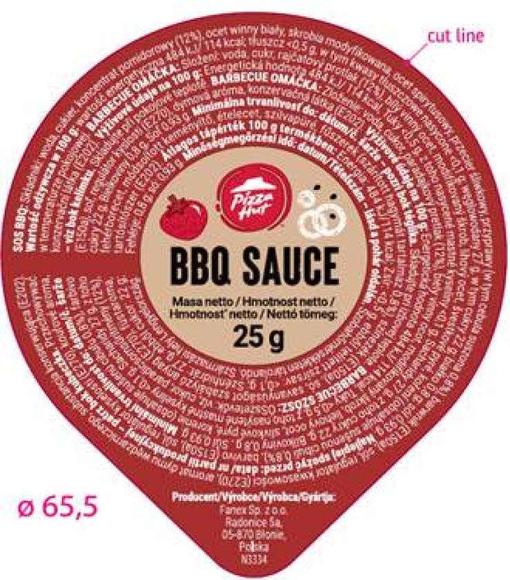 BBQ სოუსი 25 გრ