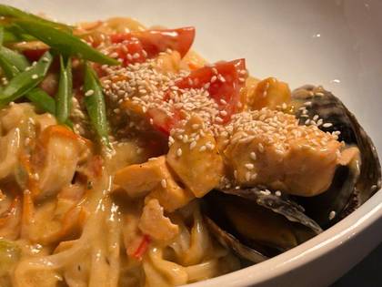 Seafood pasta