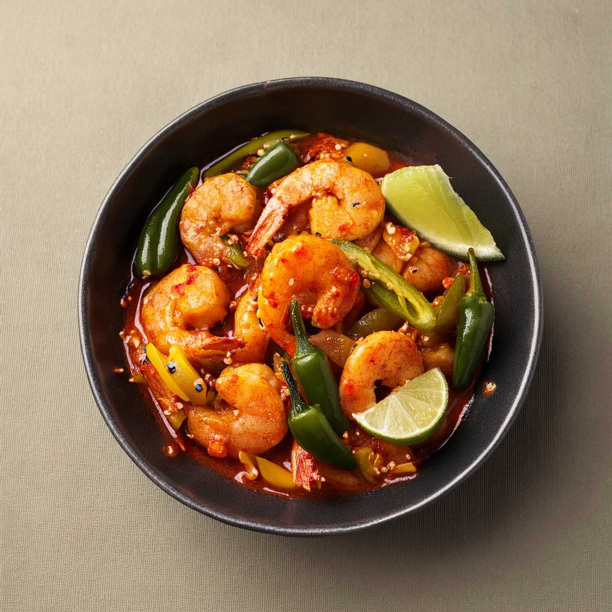 Achari prawn