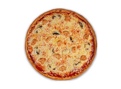 Pizza Funghi Con Pollo