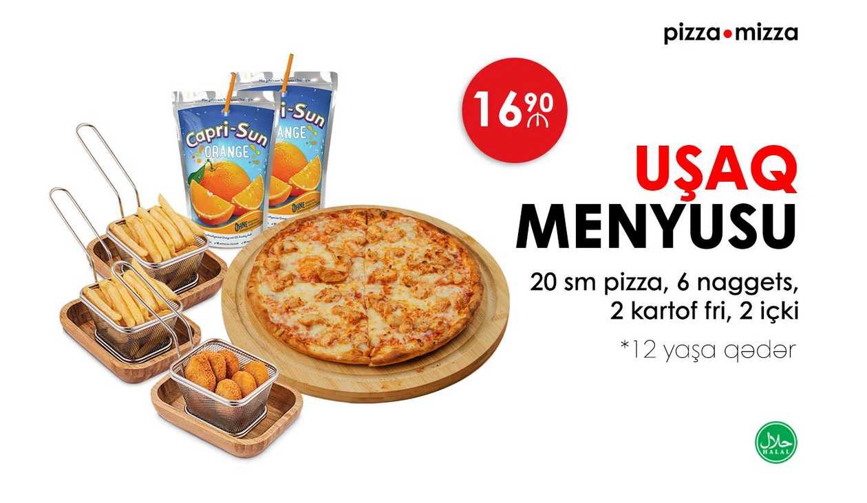 Kids Menyu #3 (İki Nəfərlik)