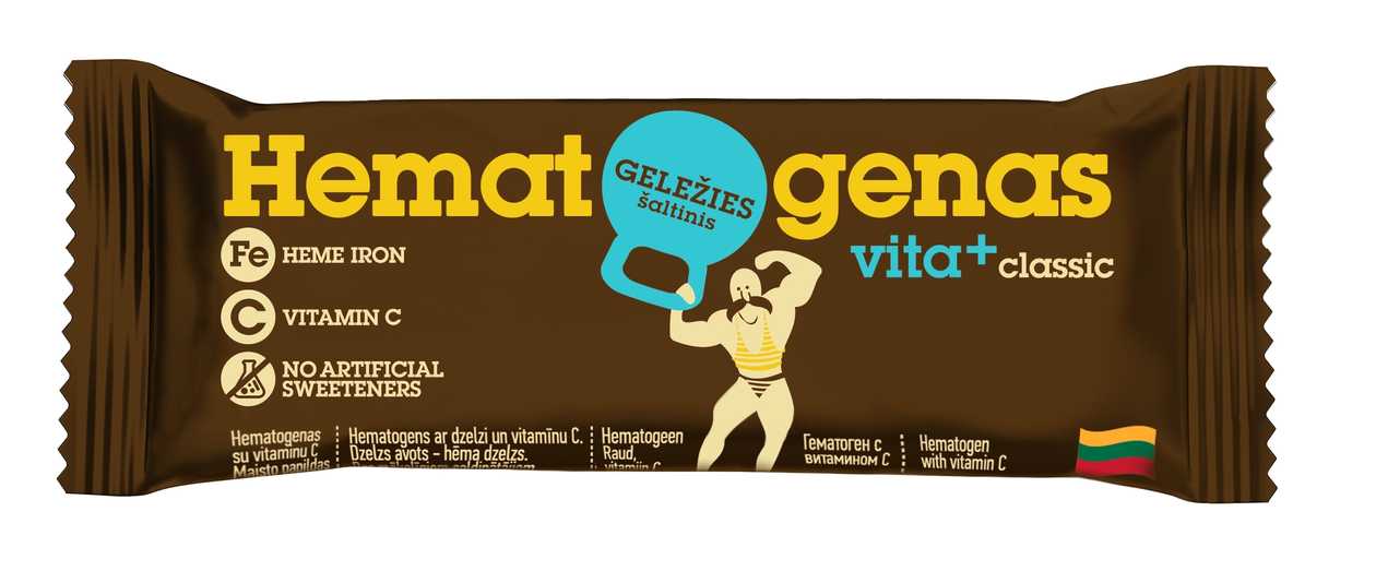Hematogenas vita+ klasiskais 50g, Lietuva