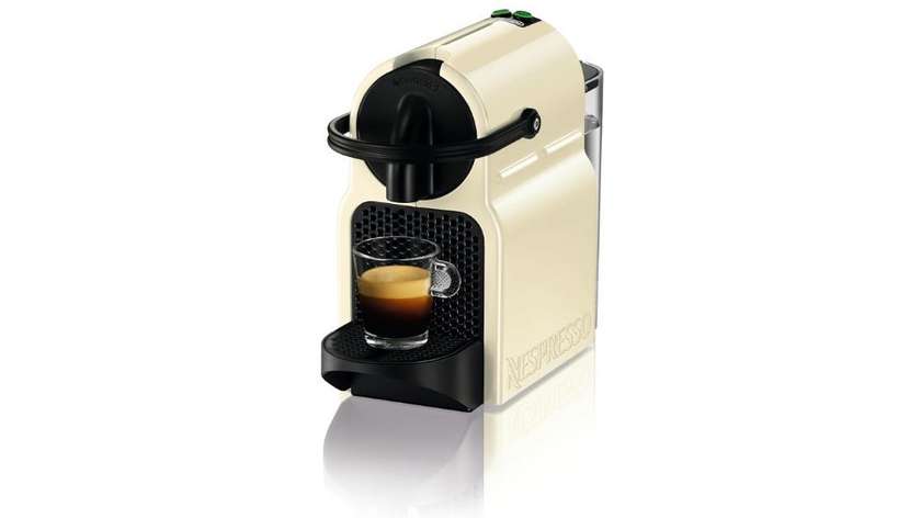 DeLonghi Nespresso EN80CW Inissia Coffee Capsule Machine, Auto Shut-Off, Crema