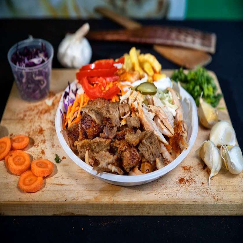 Shawarma on Plate
