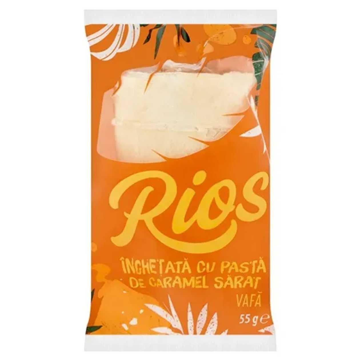 Rios Inghetata vafa caramel sarat 55 g
