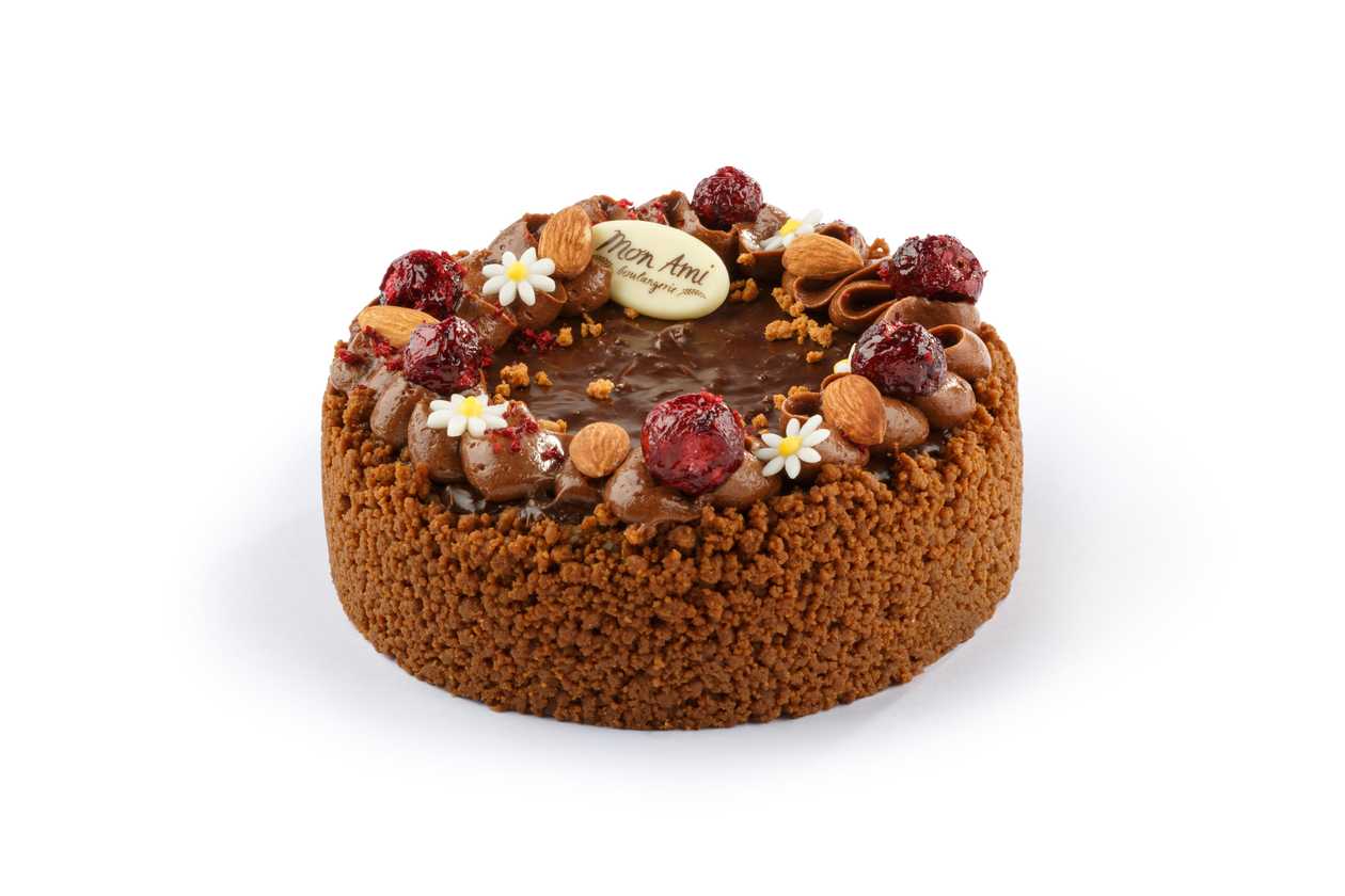 Vyšnių ir varškės pyragas su šokoladu