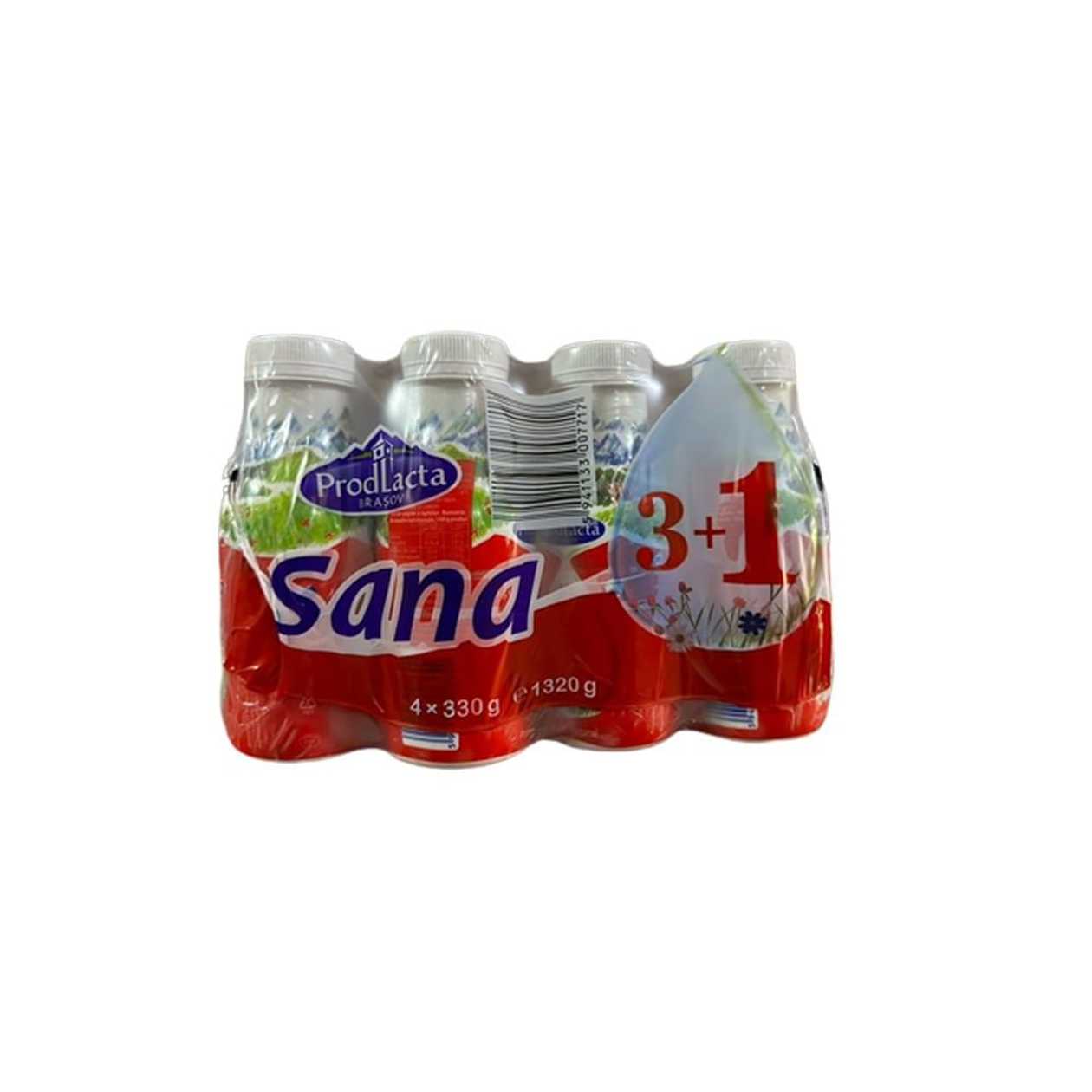 Sana Prodlacta, 3.6% grasime, 4 x 330 g