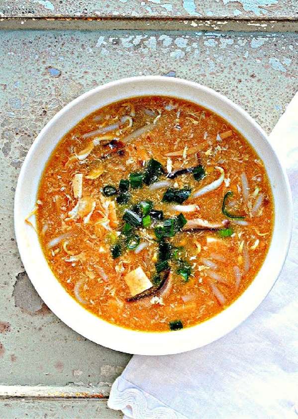 chicken hot and sour soup