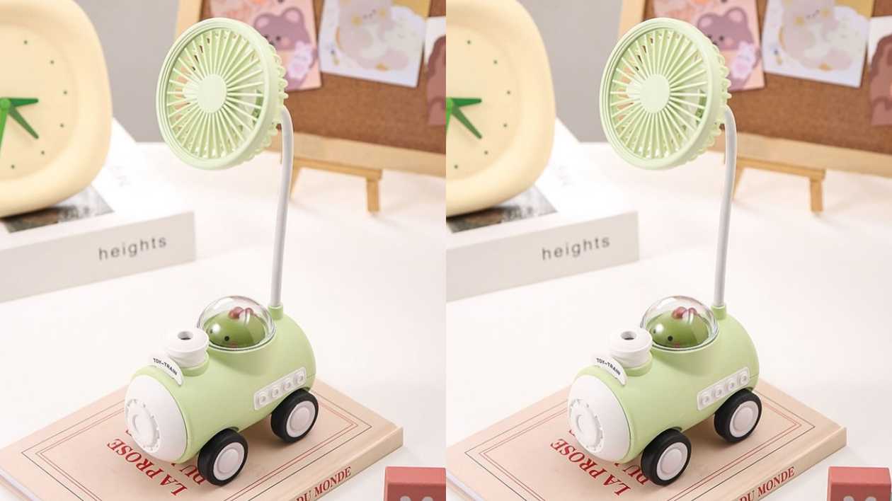 Mini USB Car Fan (Green)