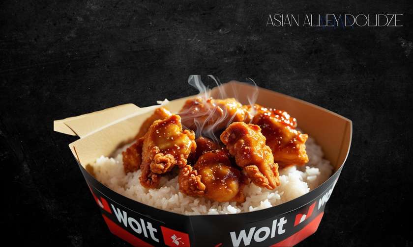 Korean Chicken on Rice (Mild Spicy)