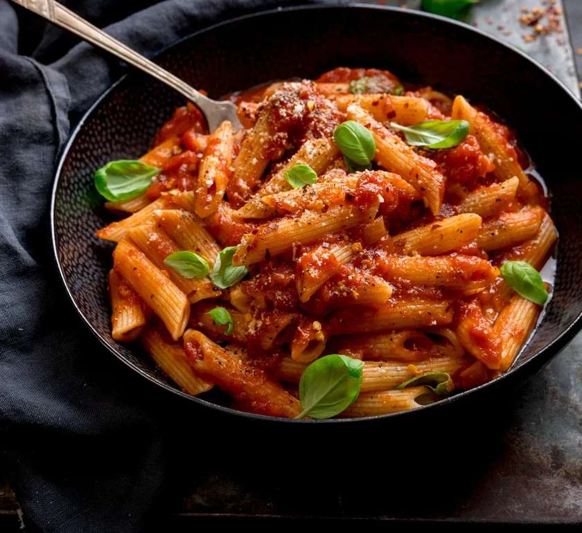 penne arrabbiata pasta