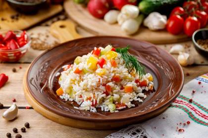 Orez cu legume