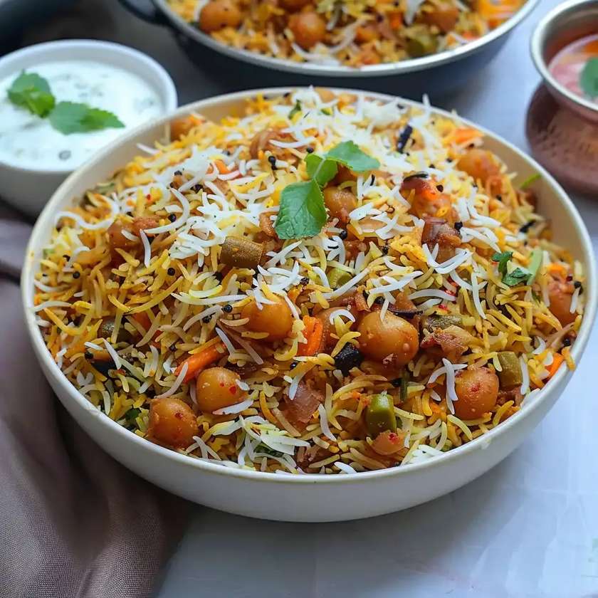 Chana biryani