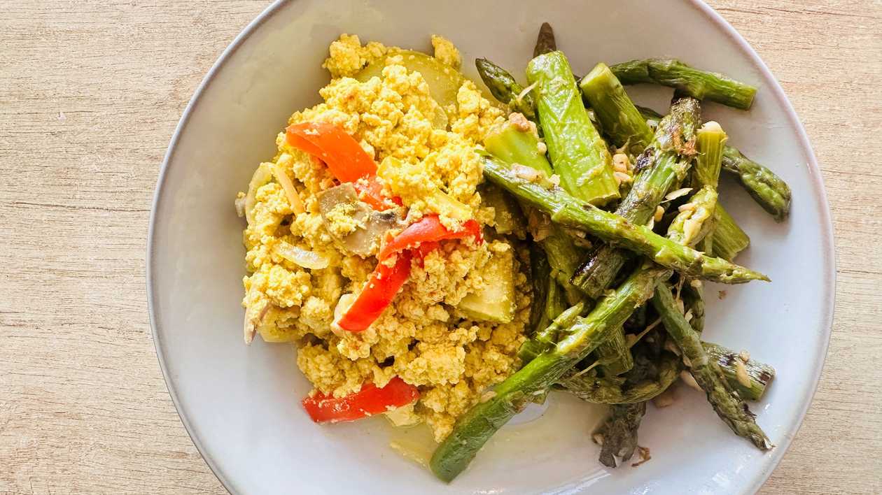 Sparanghel cu Omletă vegană din tofu - vegan / fără gluten /  350 g