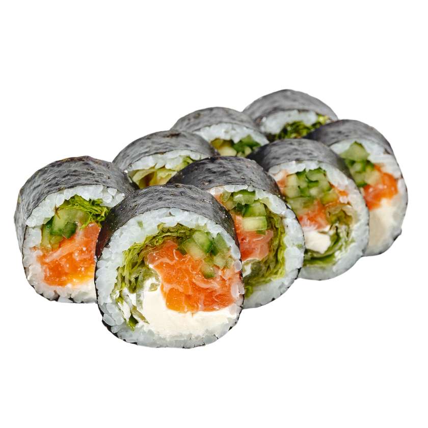 Futomaki z łososiem