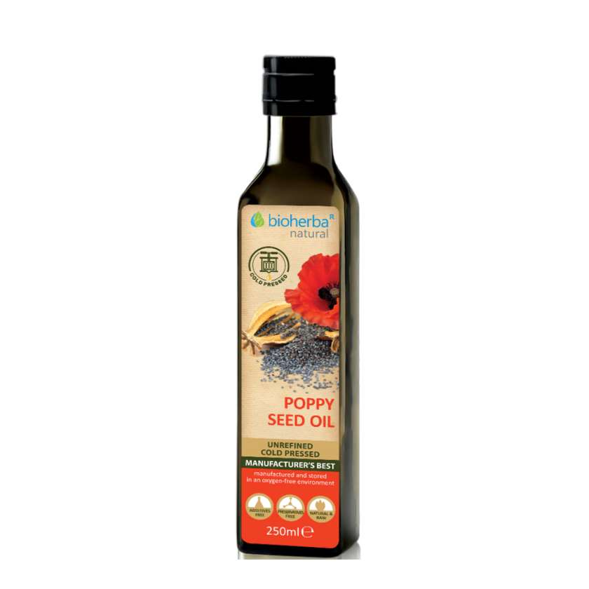 9994465 Poppy Seed Oil, 250 ml, Bioherba