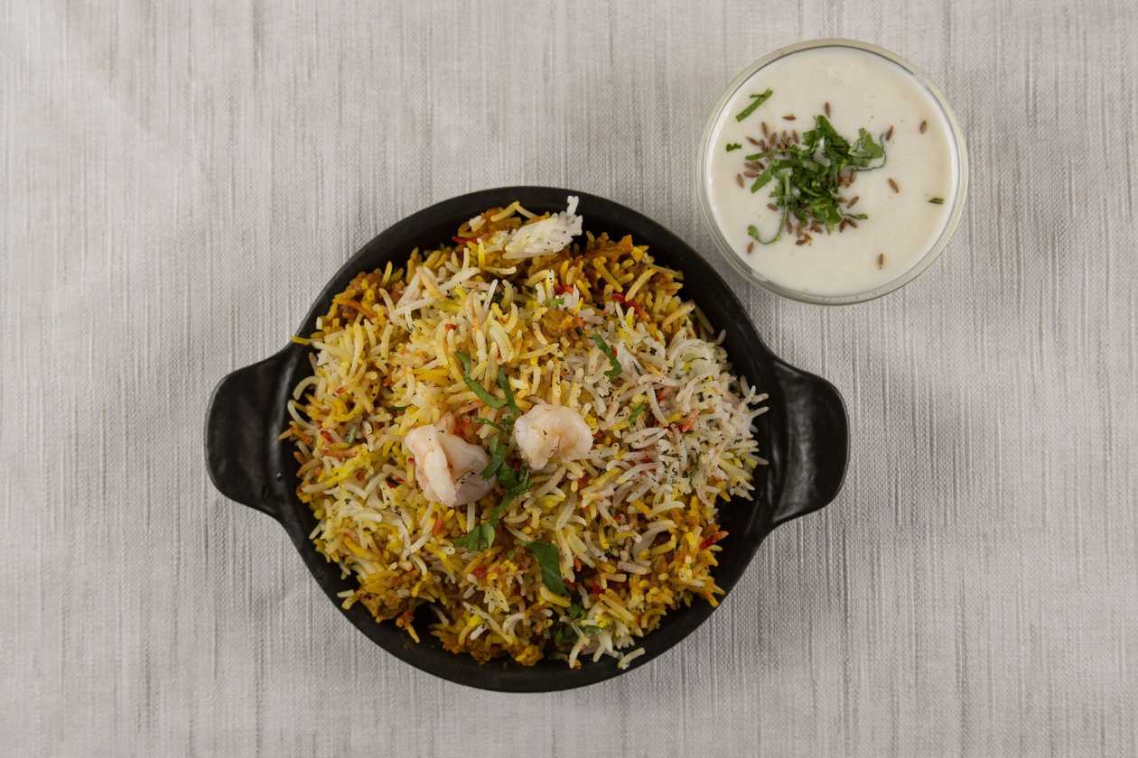 Shrimps Biryani