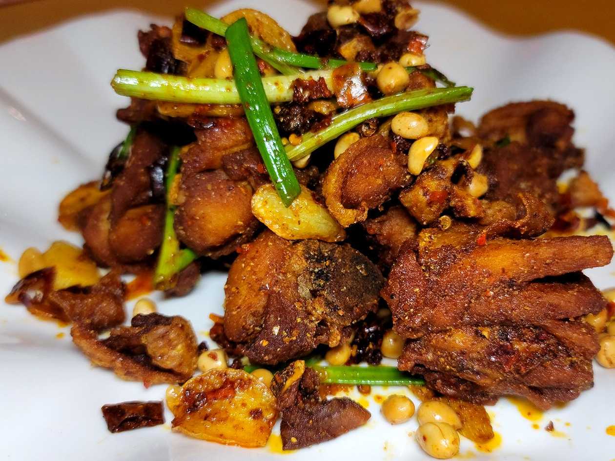 Dry Fried Chicken with Chili