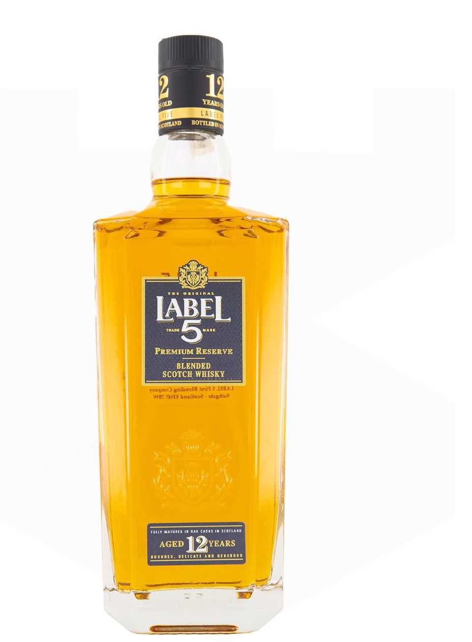 Label 5 12YO 0.7L