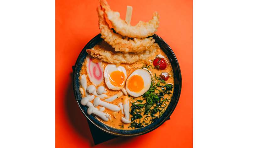 Krewetkowy Ramen