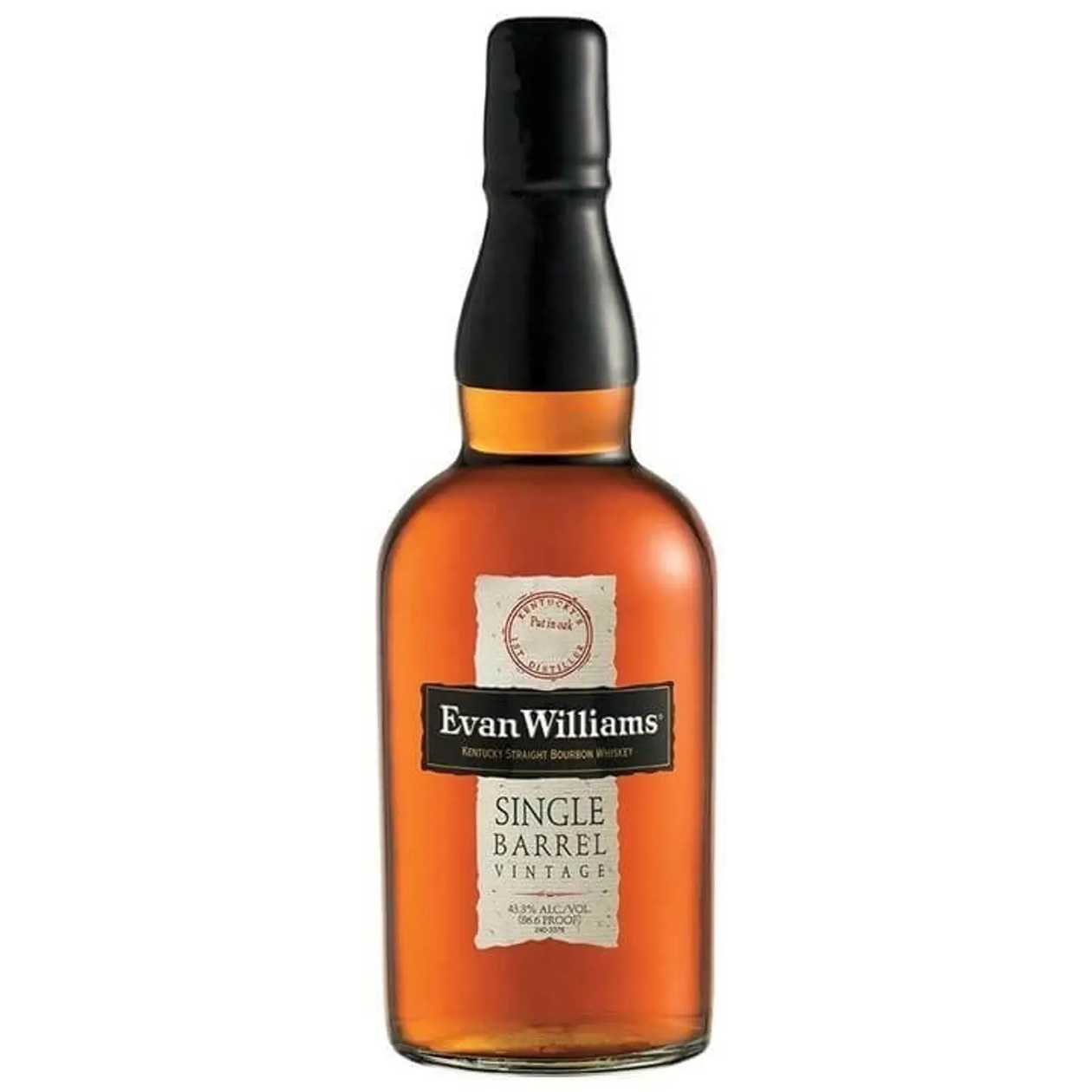 Evan Williams Single Barrel Bourbon Whisky 0.7L