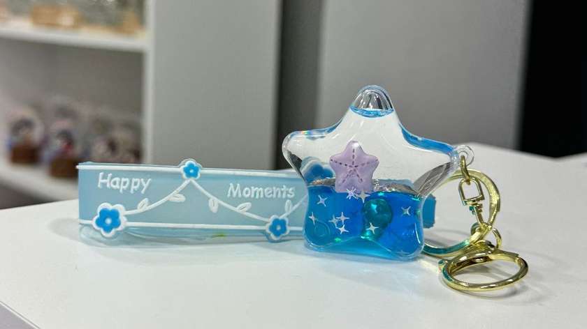 Keychain - Moments Star Water (Blue)
