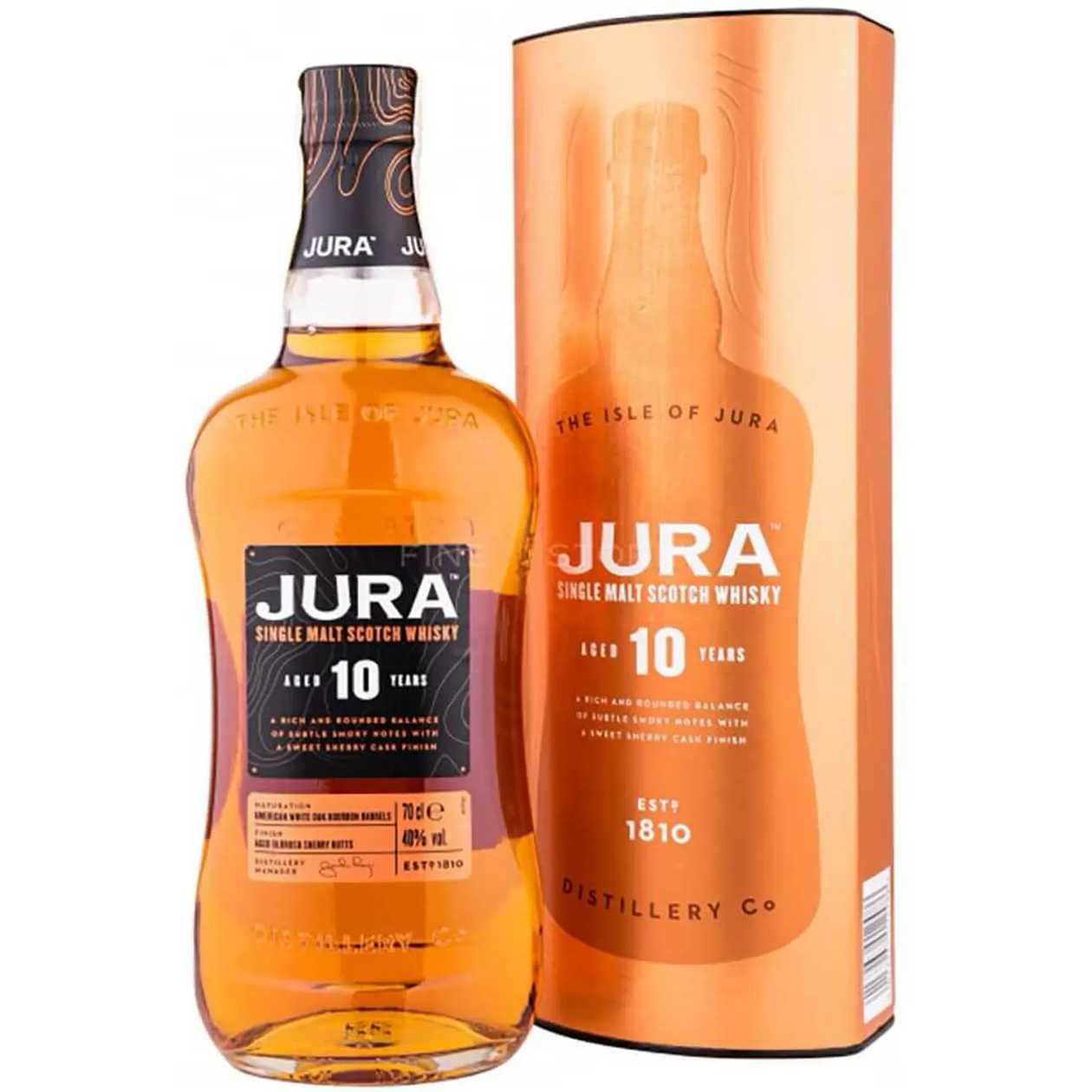 Jura 10YO Single Malt Whisky 0.7L