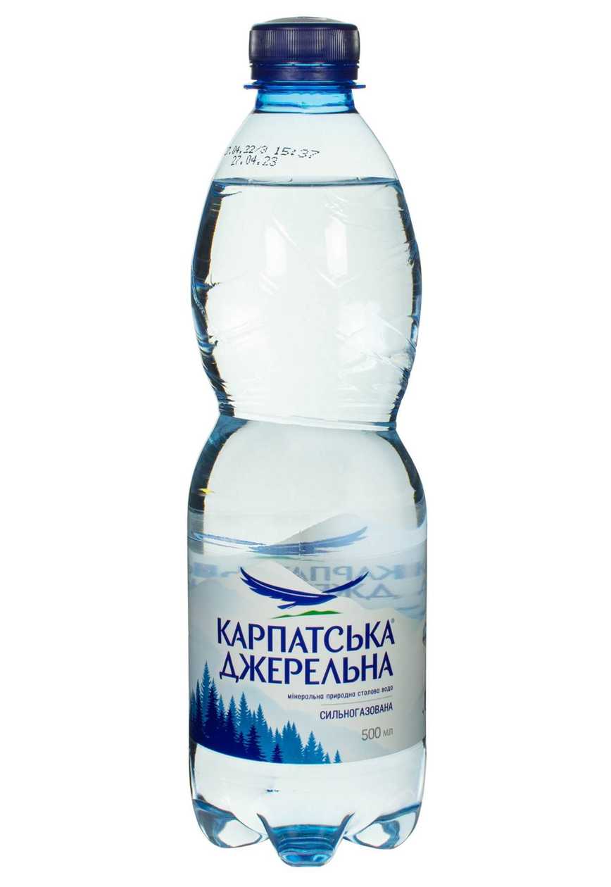 Вода мінеральна "Карпатська джерельна" 0.5л.
