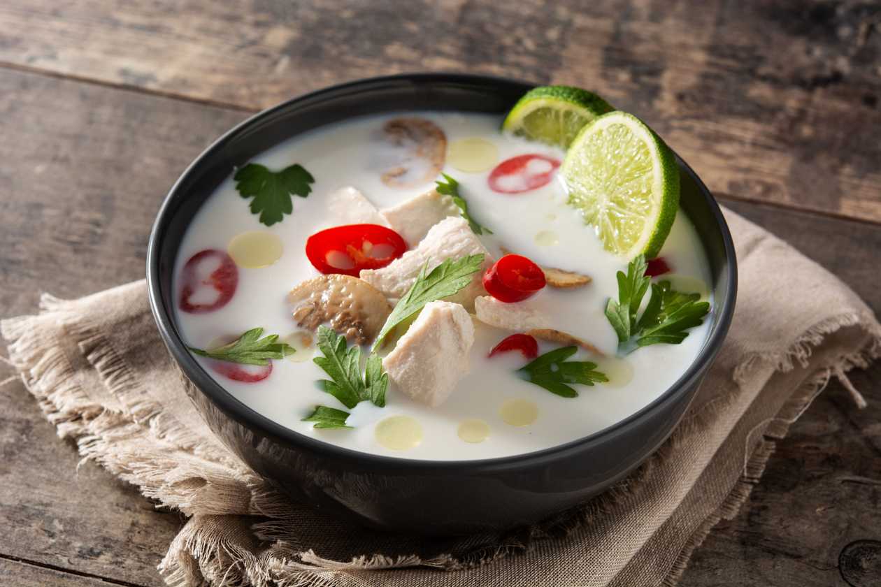 Tom Kha Veggie 🌶🌱 (s kokosovým mlékem)