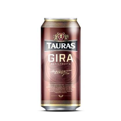 Unfiltered Kvass TAURAS, can, 500 ml