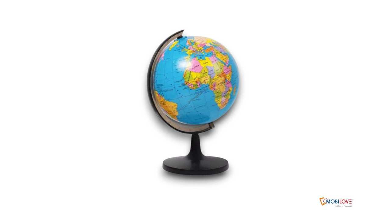 Globe, English language, 14cm, 1111111111381