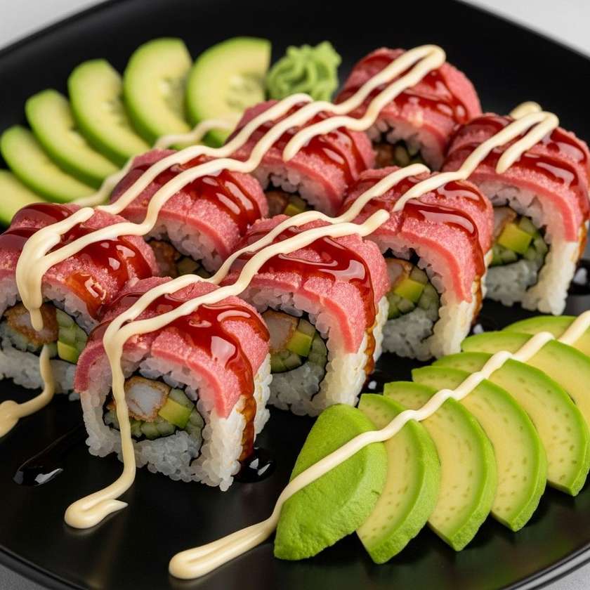 Fried Uramaki tuna