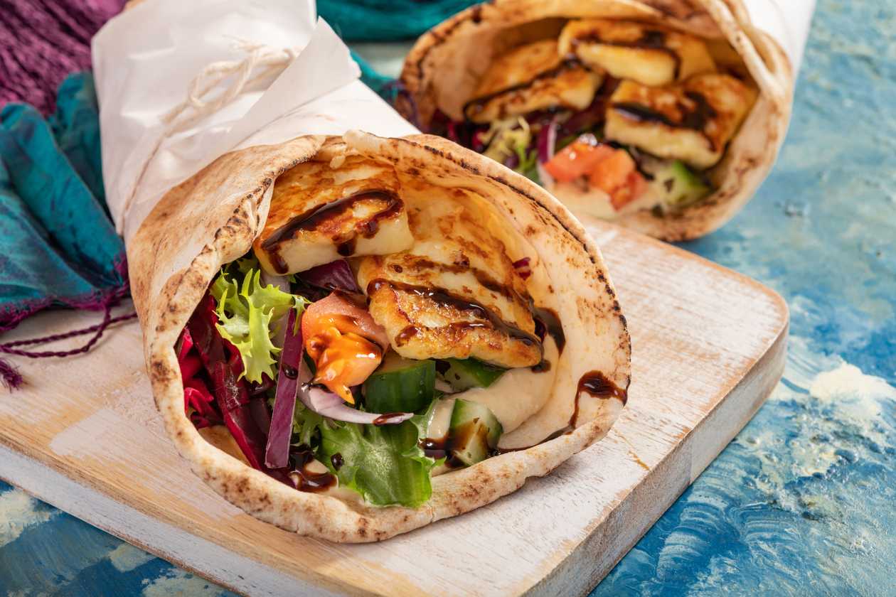 Halloumi twister
