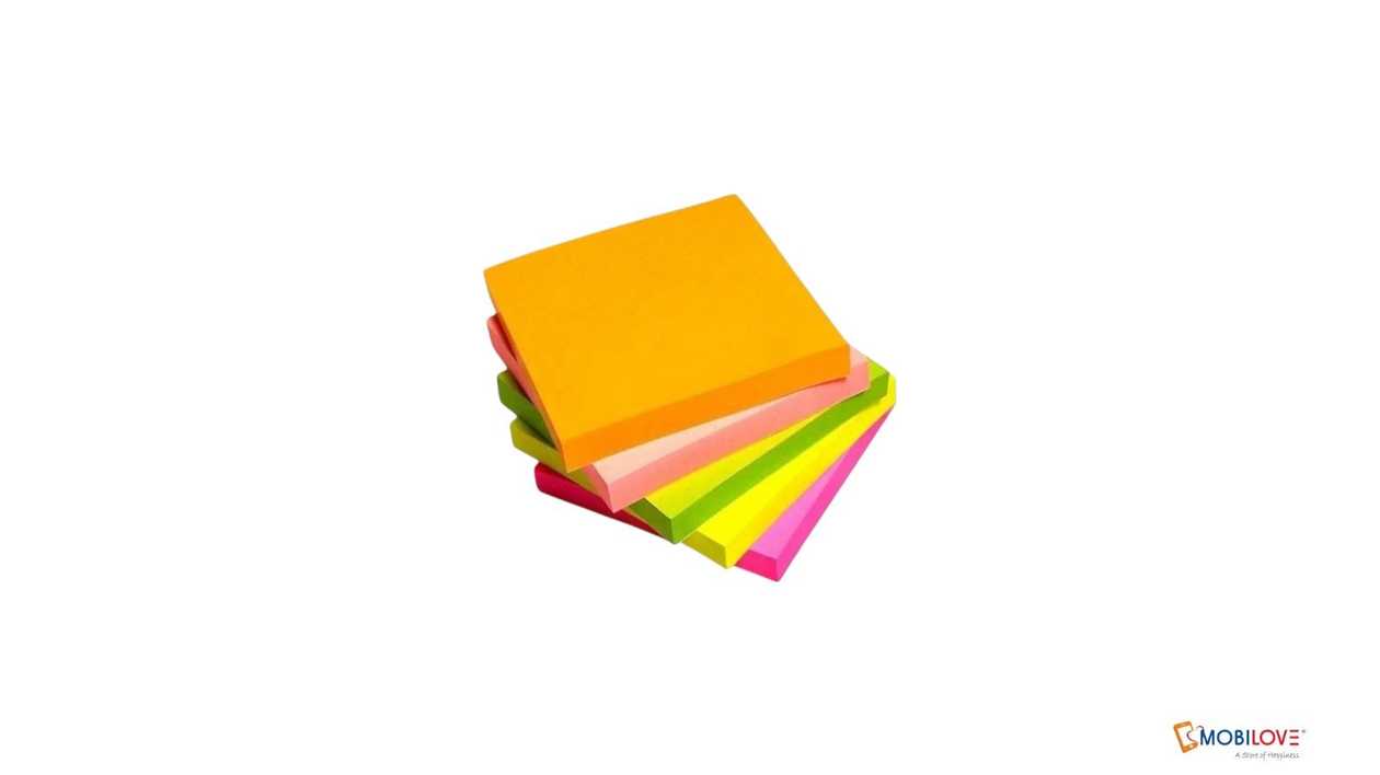 Colored sticky notes, 6957990901395