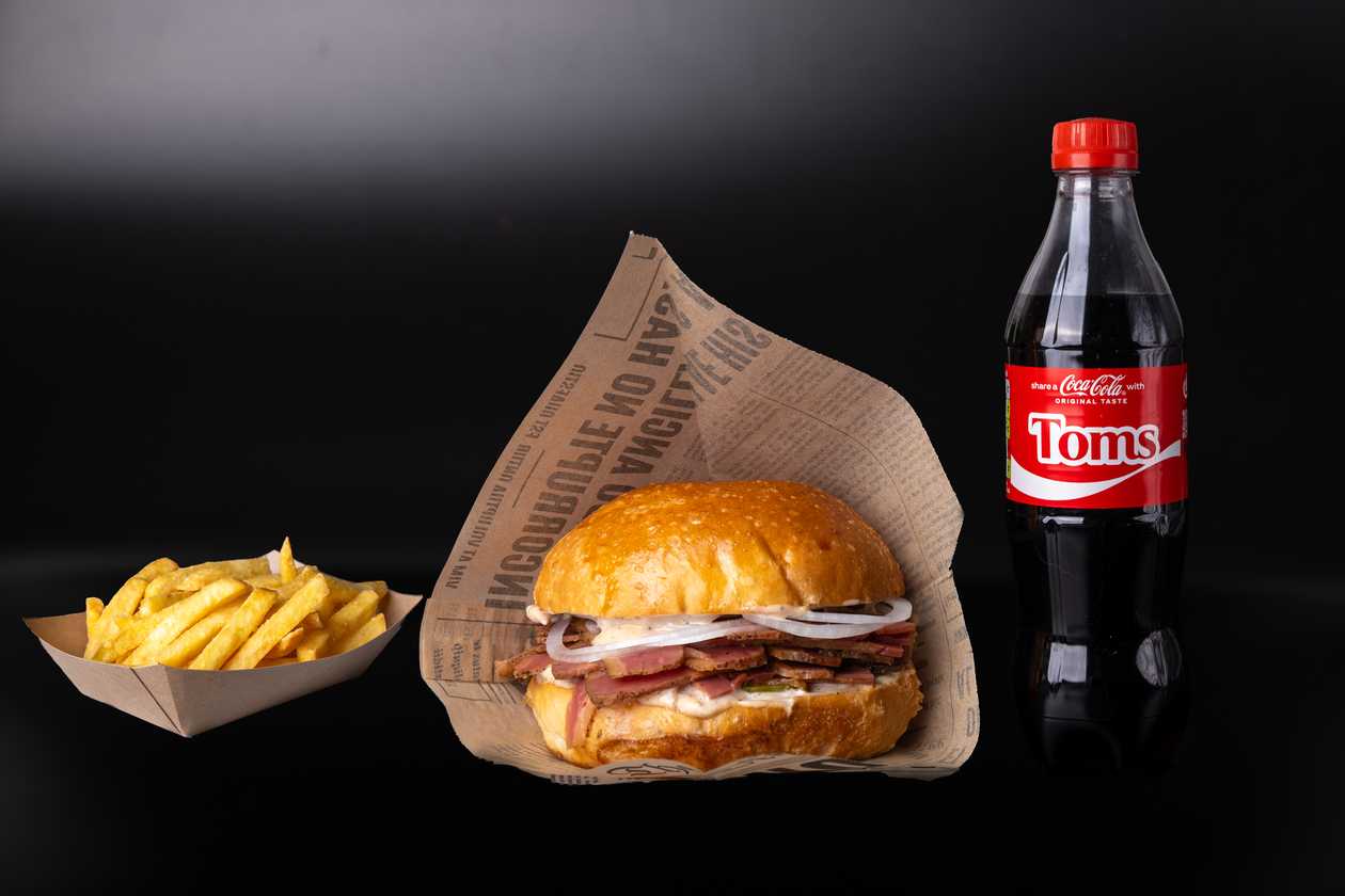 Pastrami Burger Set