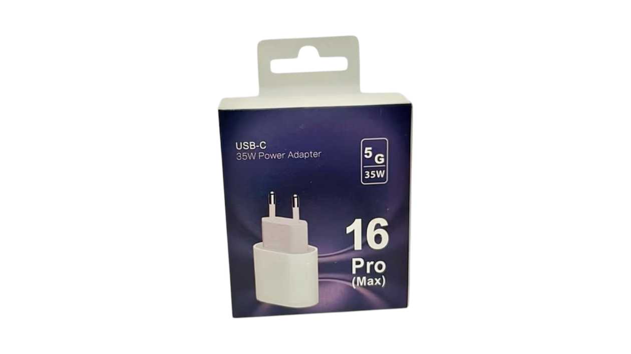 Charger adapter apple 35 W 16 pro max/32