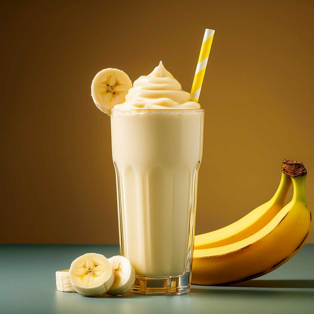 Banán milkshakes