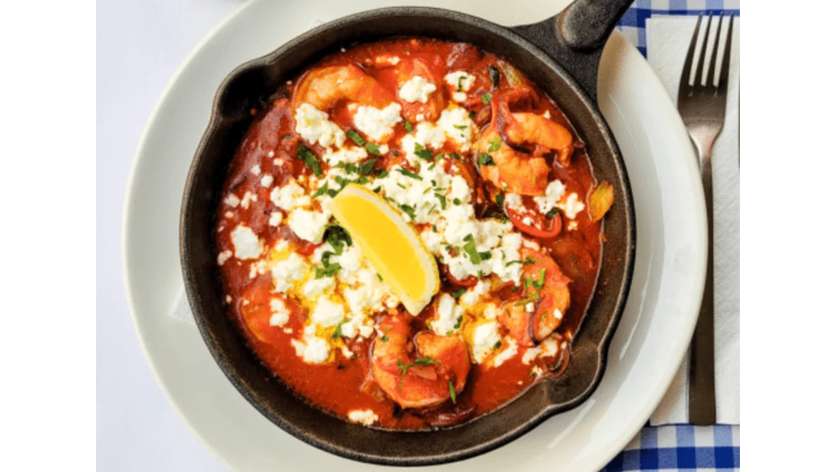 Garides Saganaki
