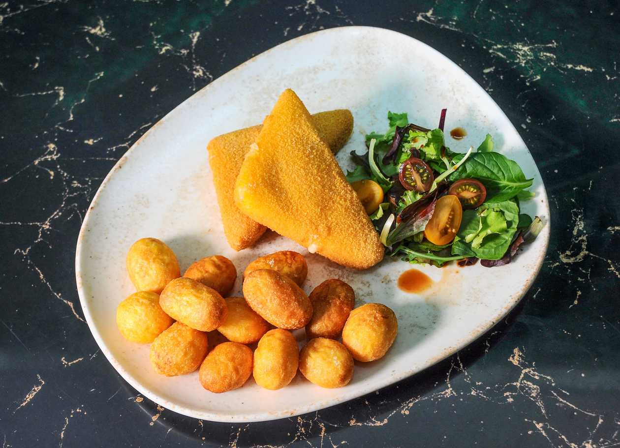 Fried cheese